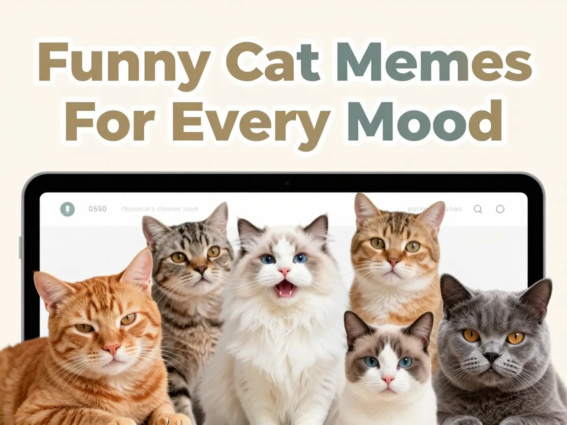 Funny cat memes for every mood