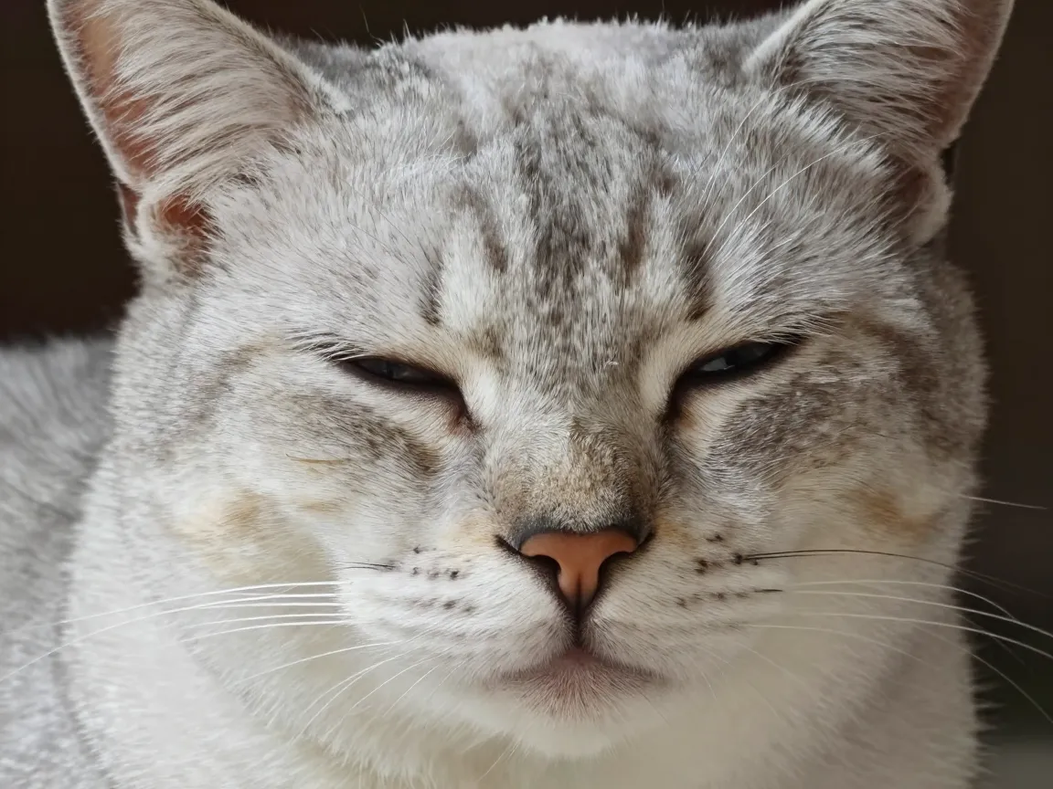 Sleepy close up
