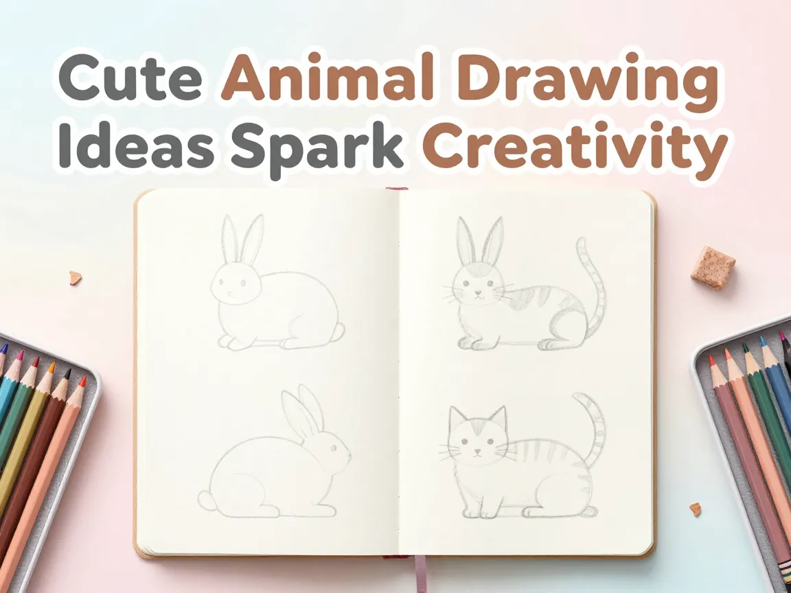 Cute animal drawing ideas spark creativity