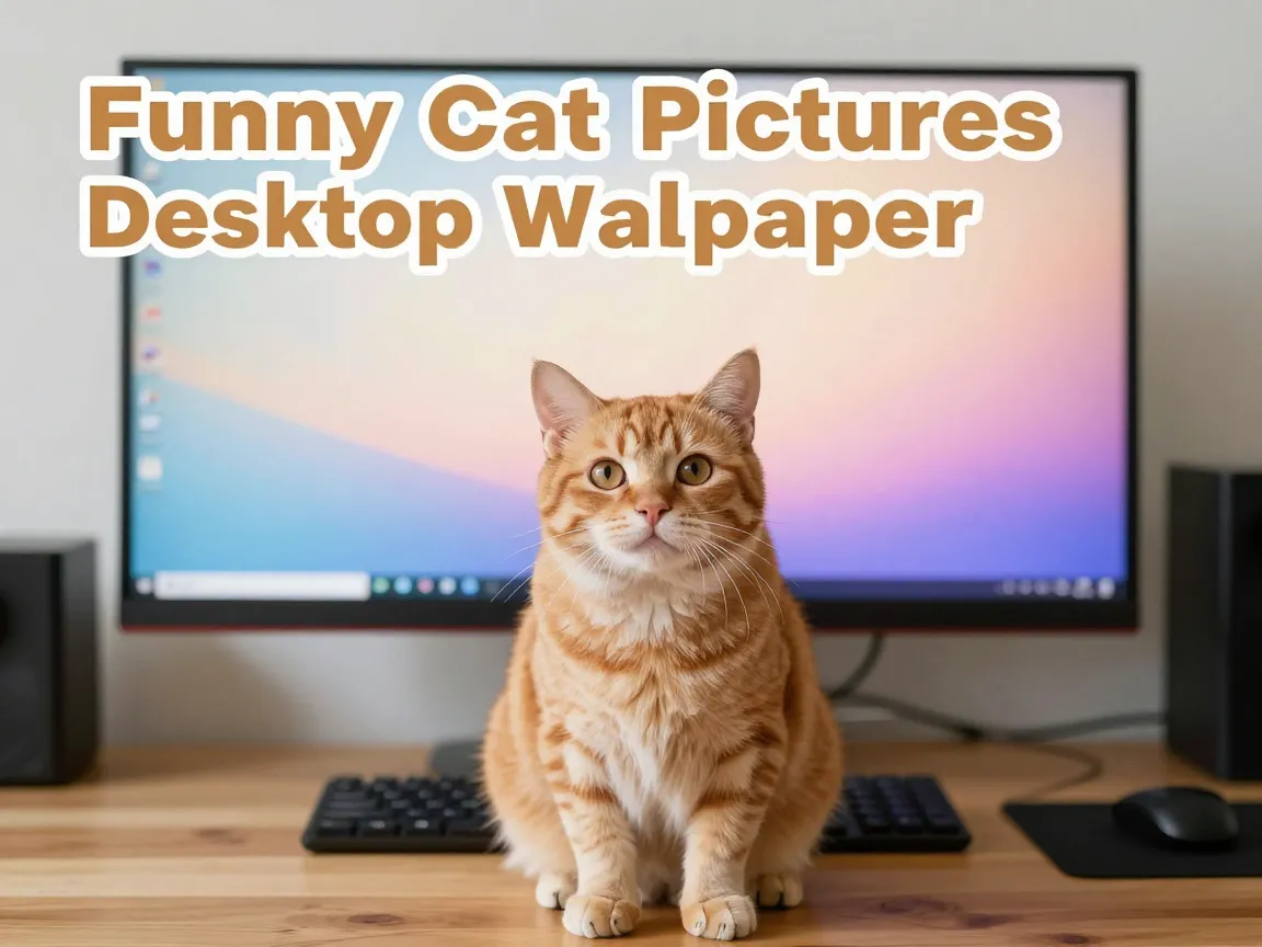 Funny cat pictures desktop wallpaper