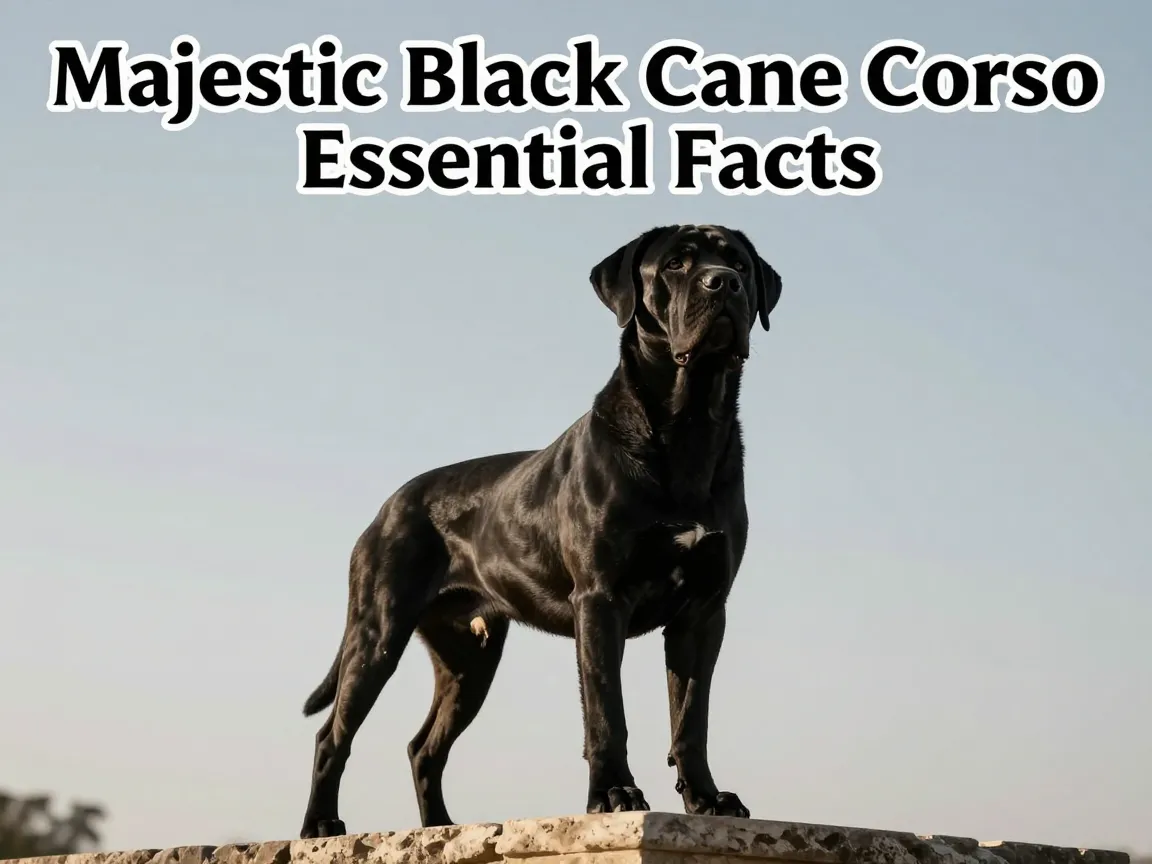 Majestic black cane corso essential facts