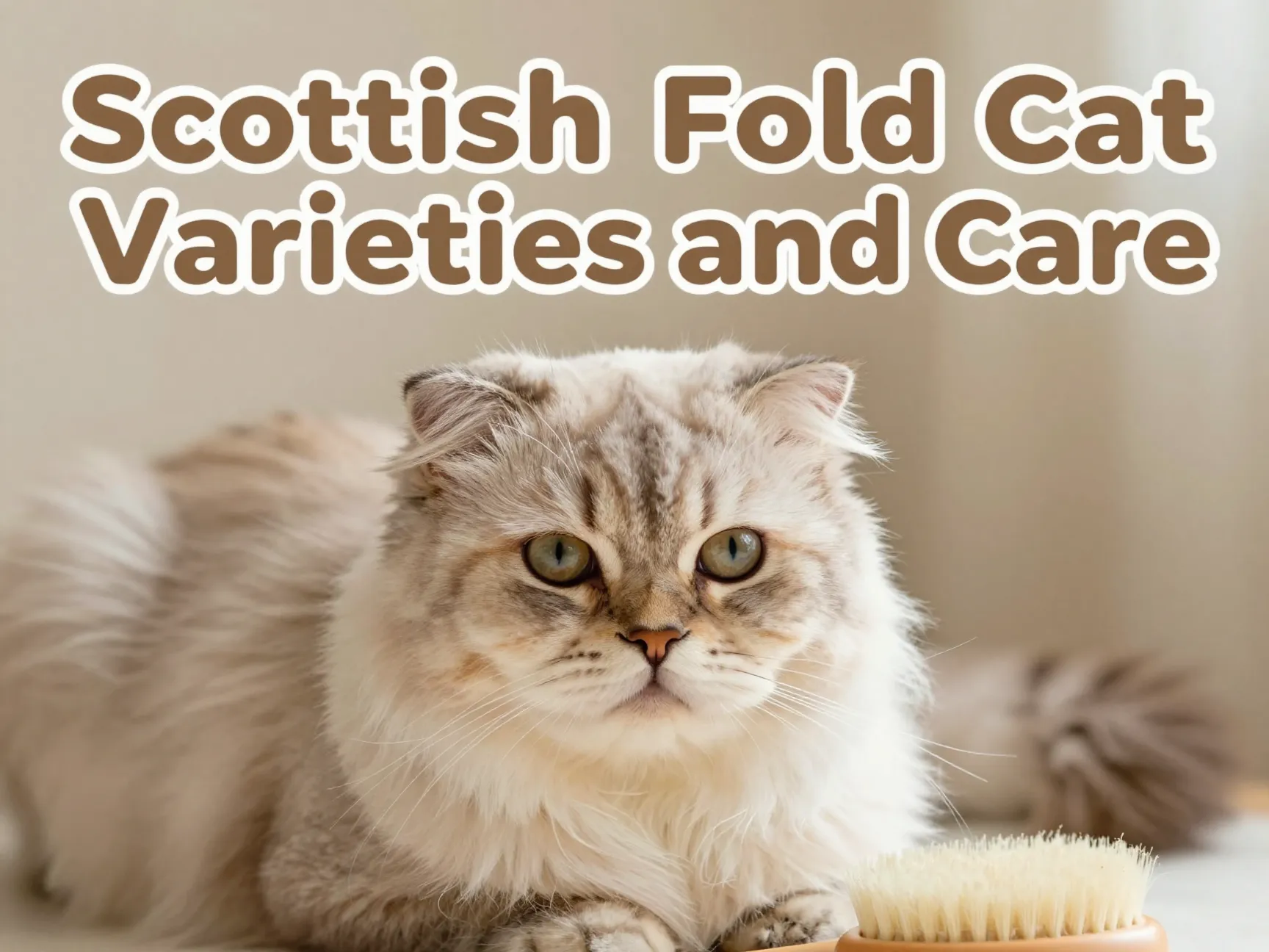 Scottish fold cat varieties and care