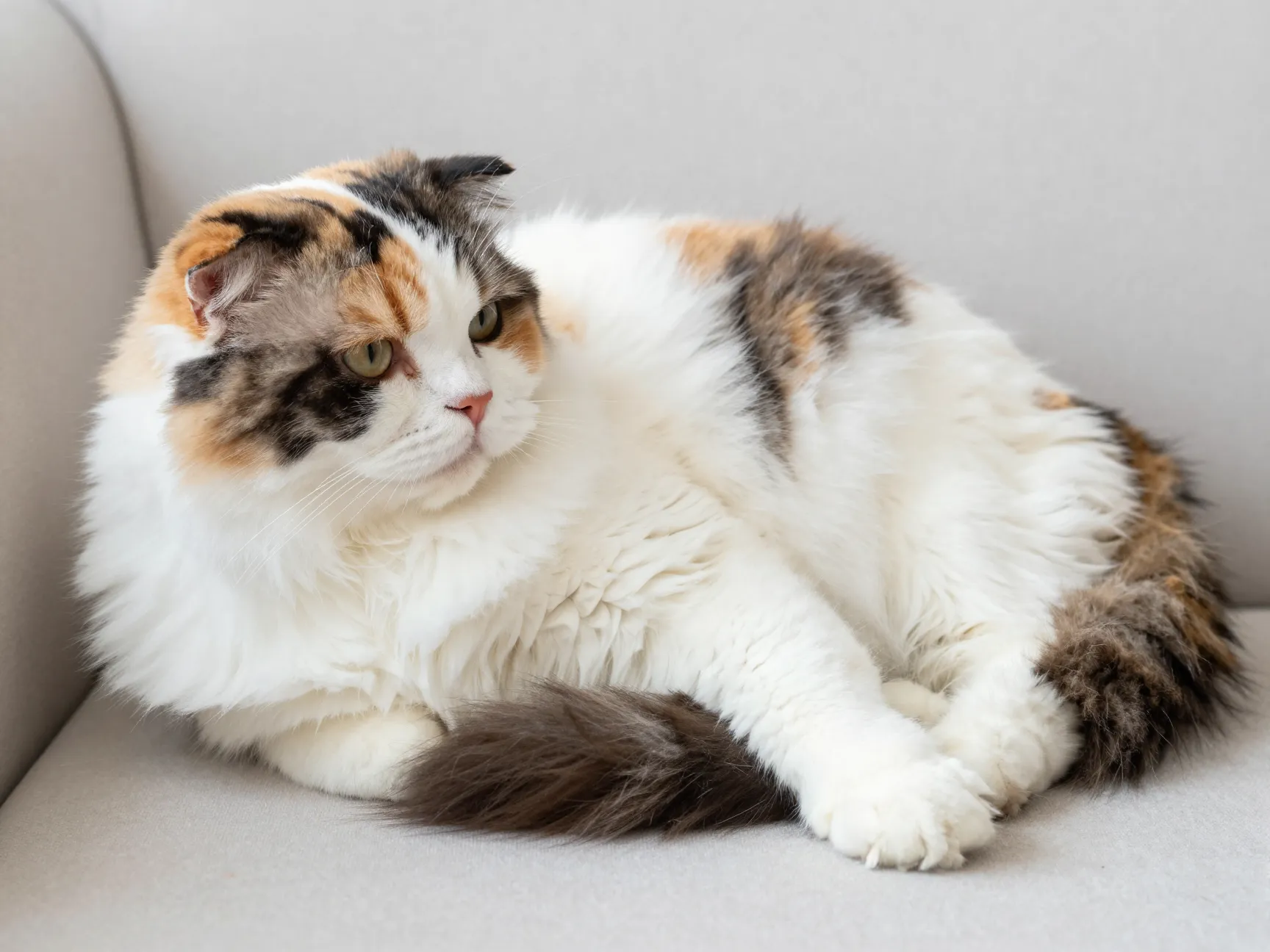 Bicolor and calico highland fold