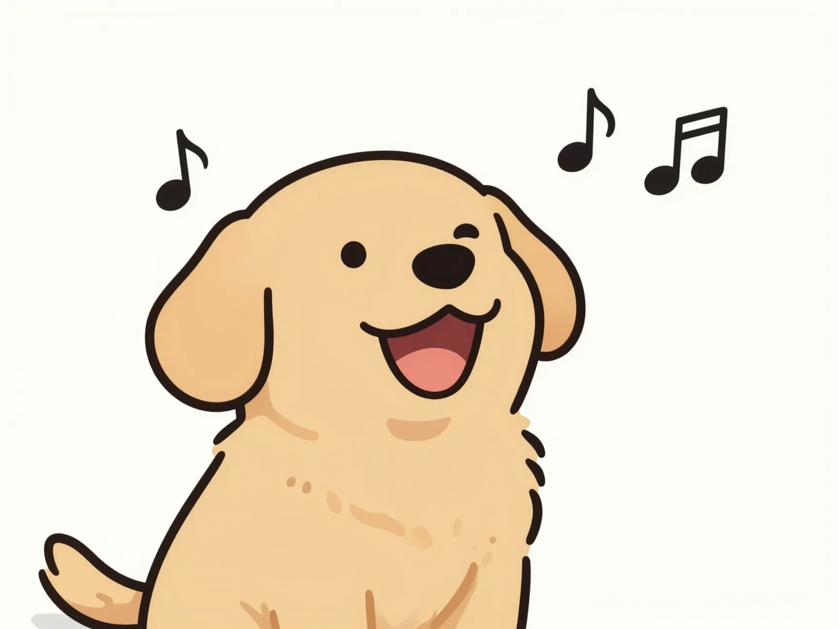 The animated woofing card