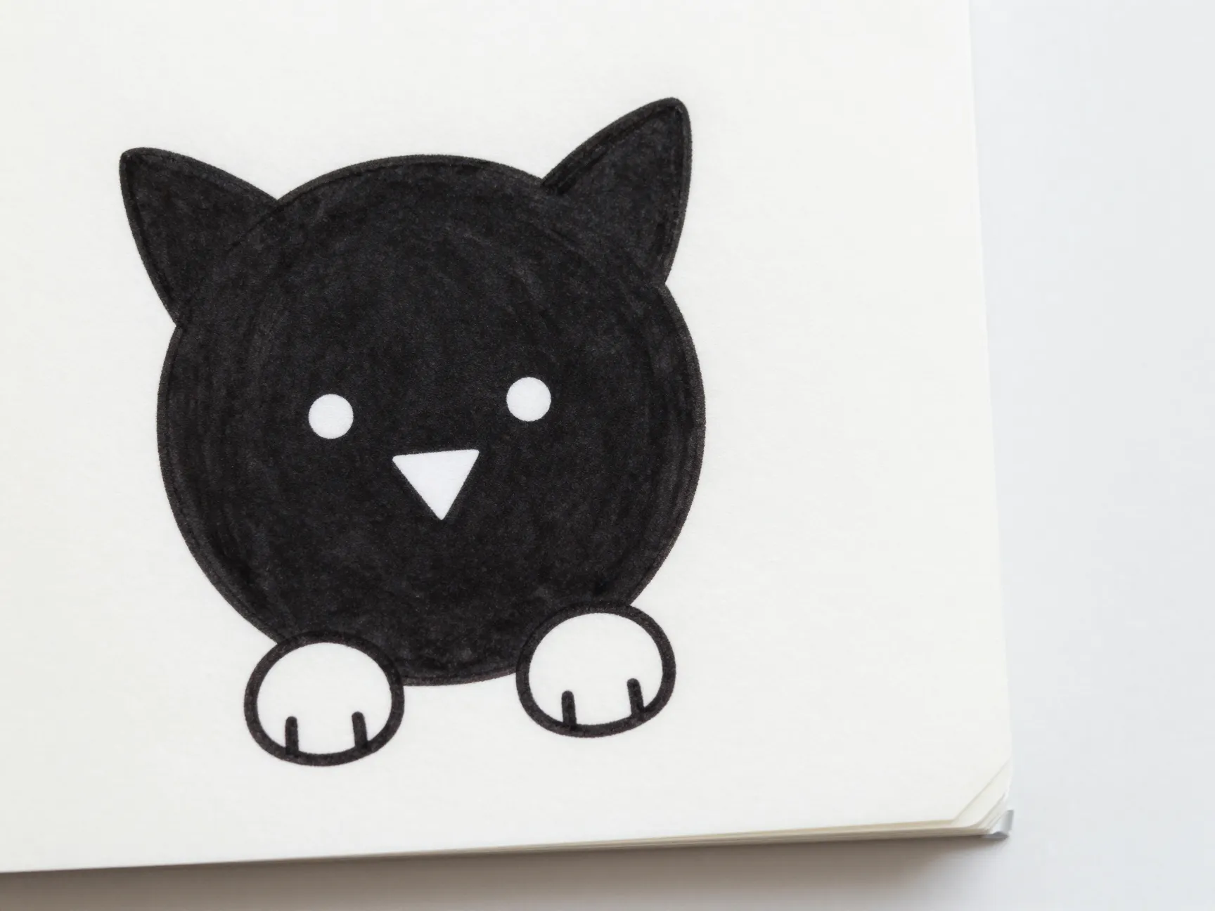 The peeking head cat