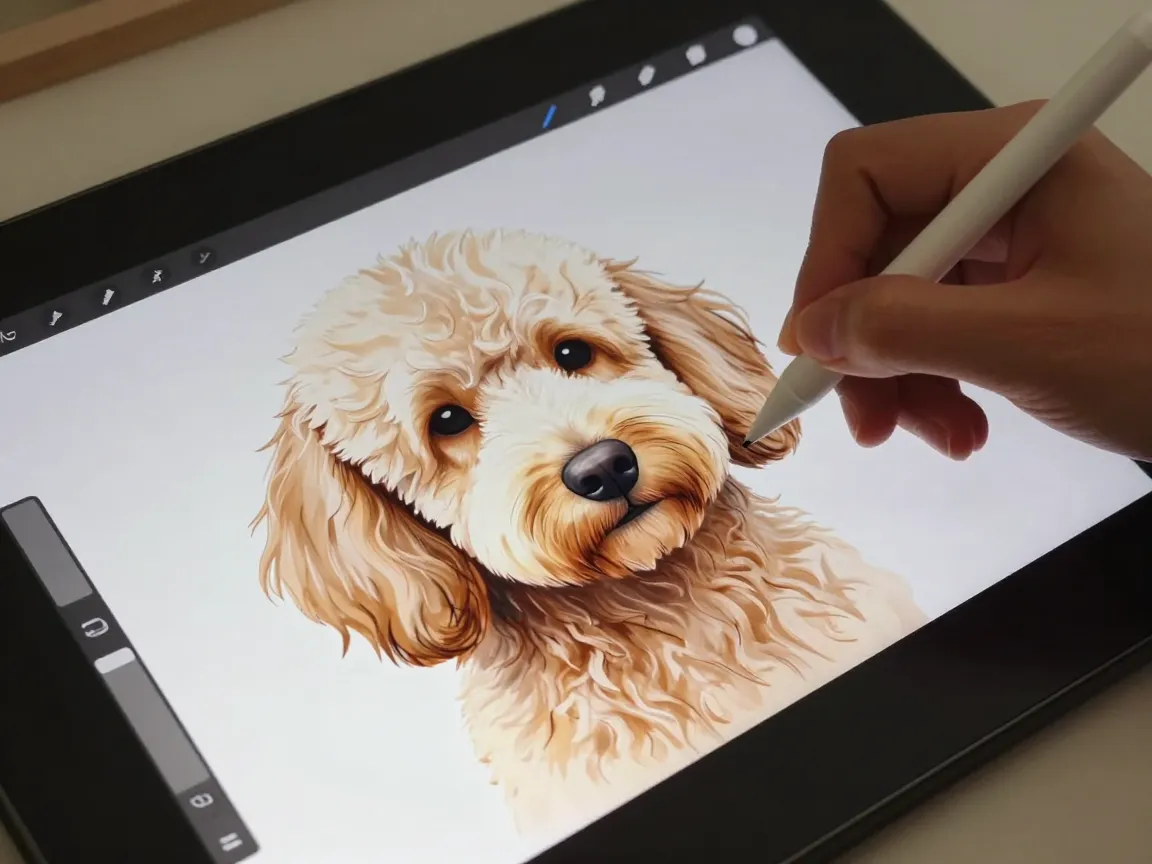 Applying wacoms tablet based rendering techniques for realistic fur
