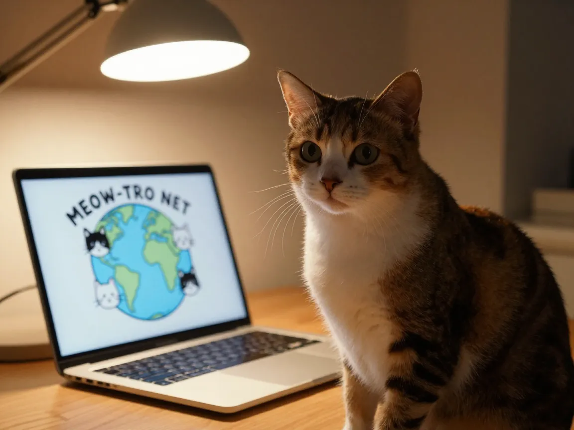 The cat who loved technology