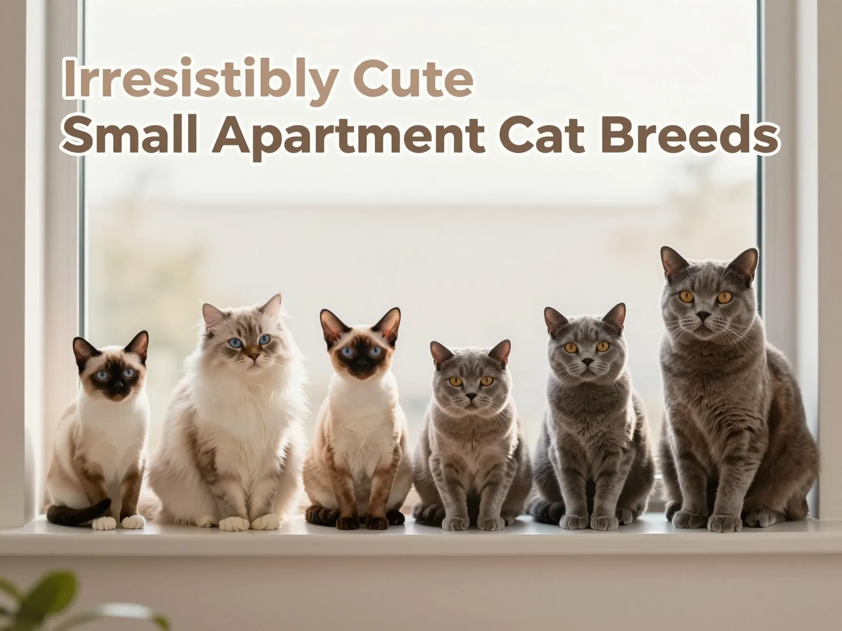 Irresistibly cute small apartment cat breeds