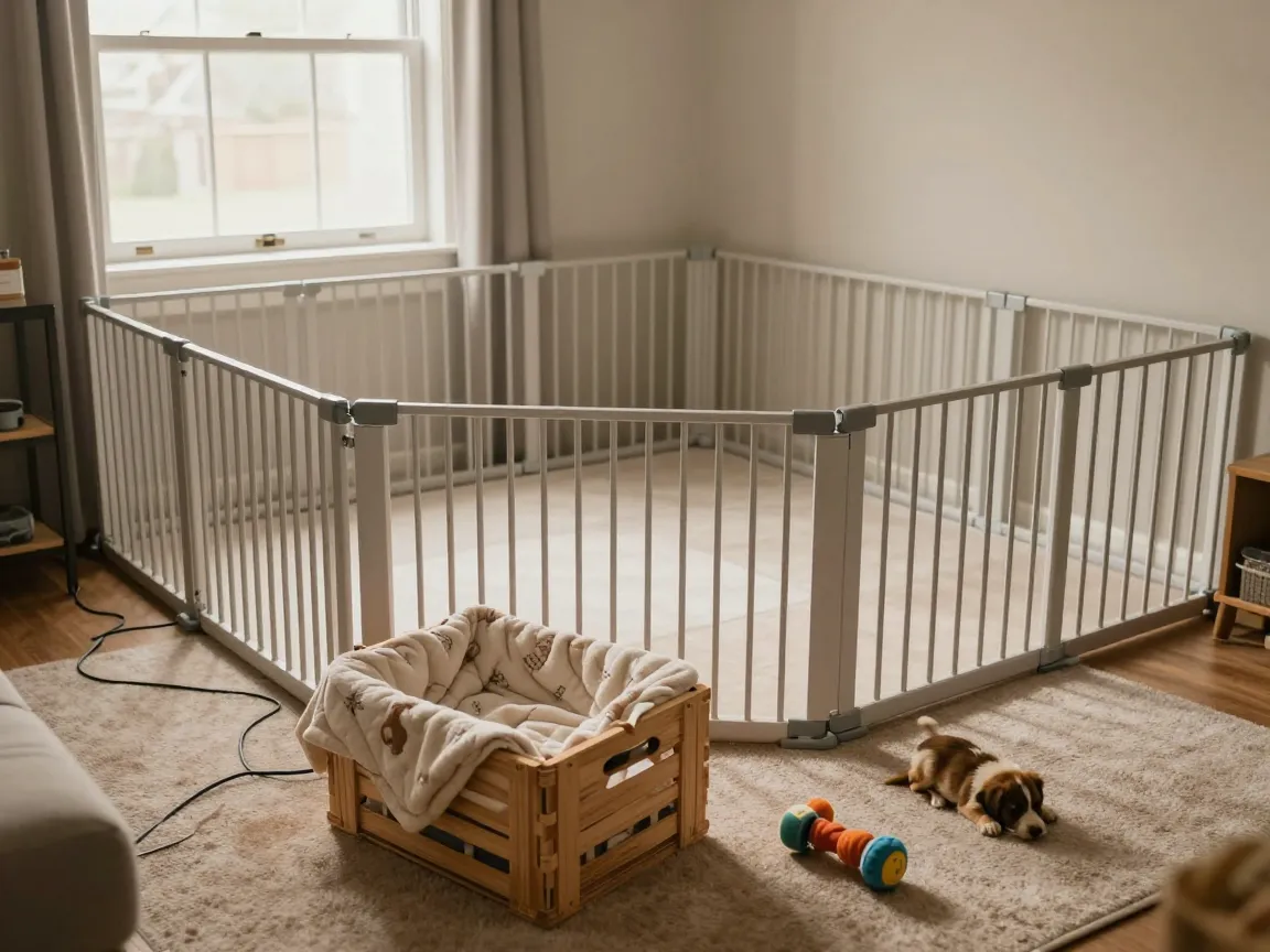 Prepare the home and set a predictable routine