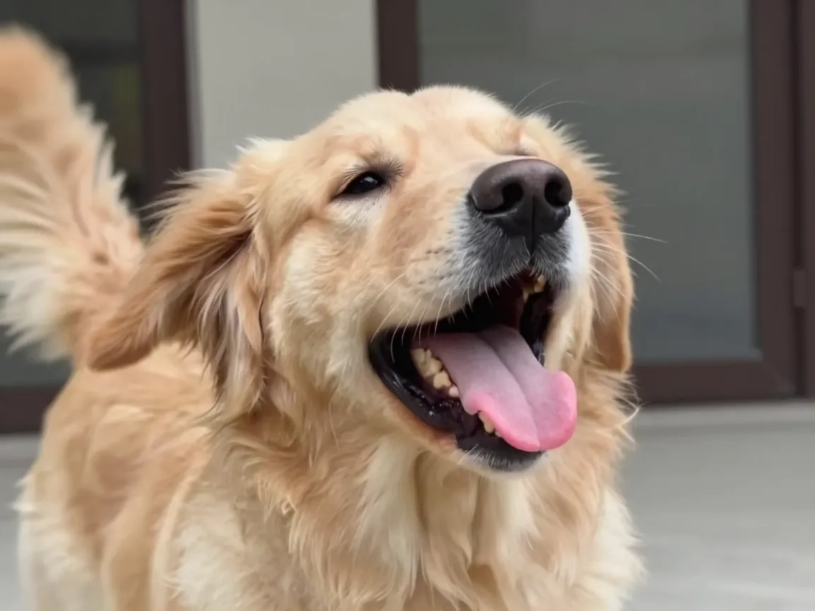 Sneezing or mid bark dog