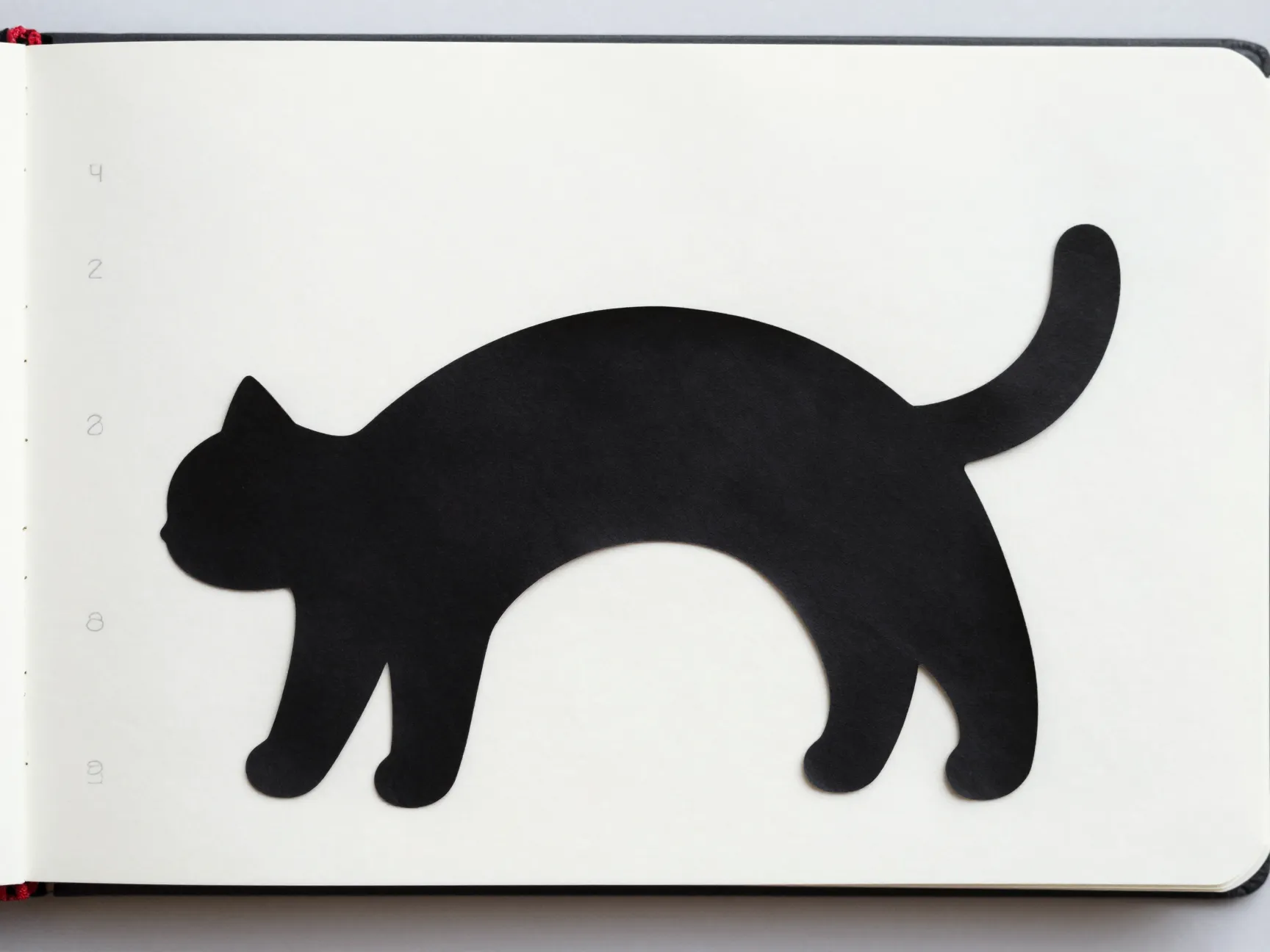 The arched stretching cat