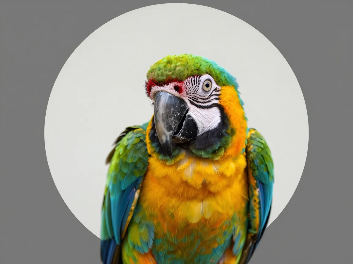 Judgmental bird portrait
