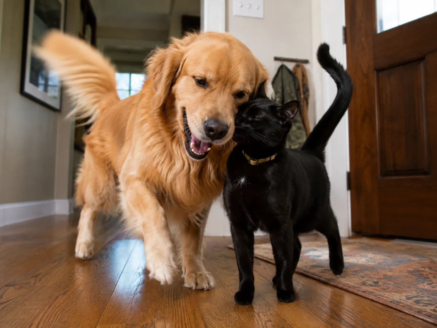 A long awaited reunion caught on camera