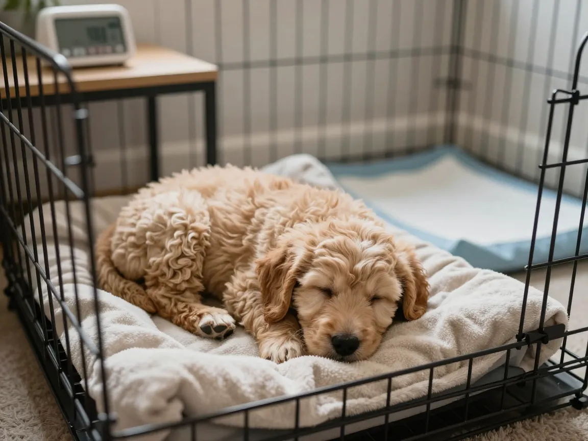 Build a house training and nap schedule that prevents accidents