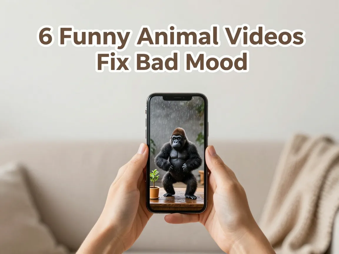 6 funny animal videos fix bad mood