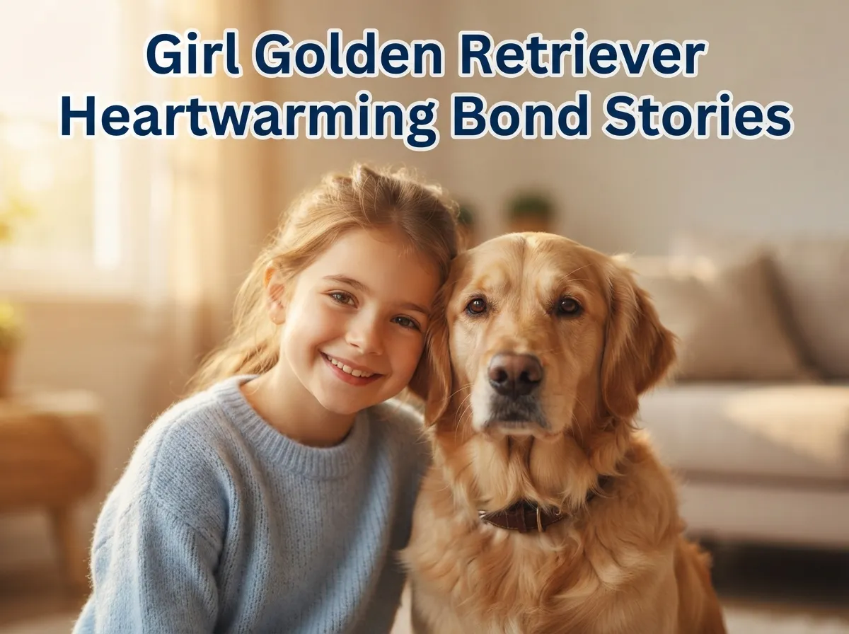 Girl golden retriever heartwarming bond stories