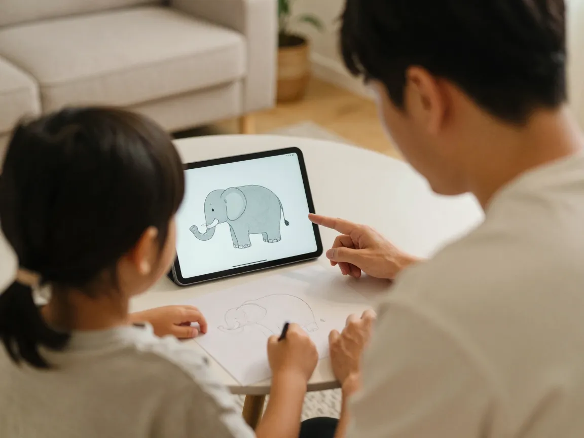 Momjunction how to draw an elephant for kids