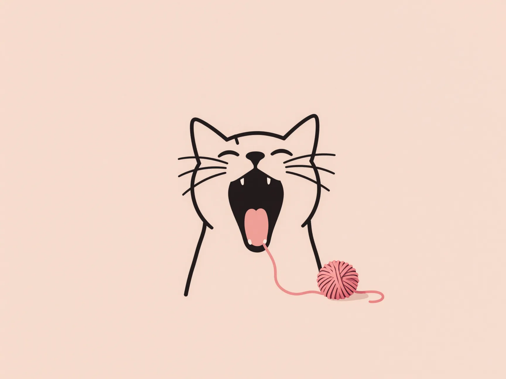 Aesthetic minimal cats with a twist
