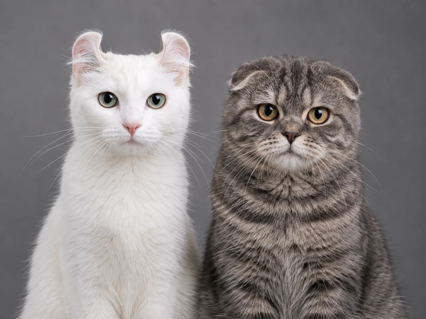 American curl and scottish fold