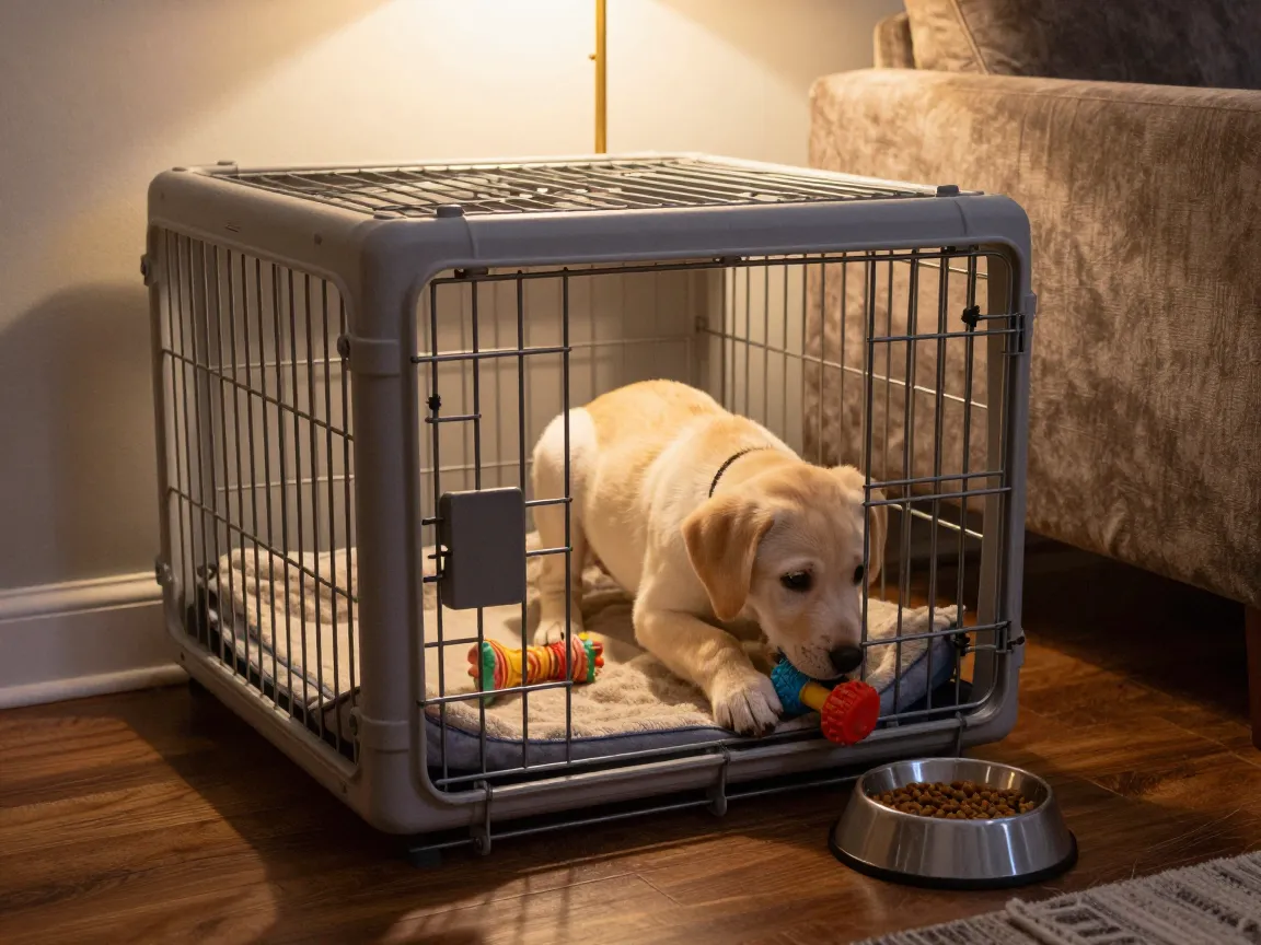 Use crate training as a safe space never a punishment