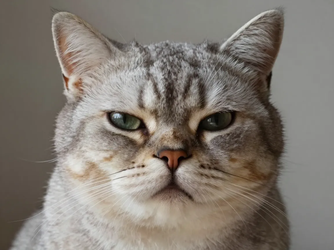 The grumpy squint