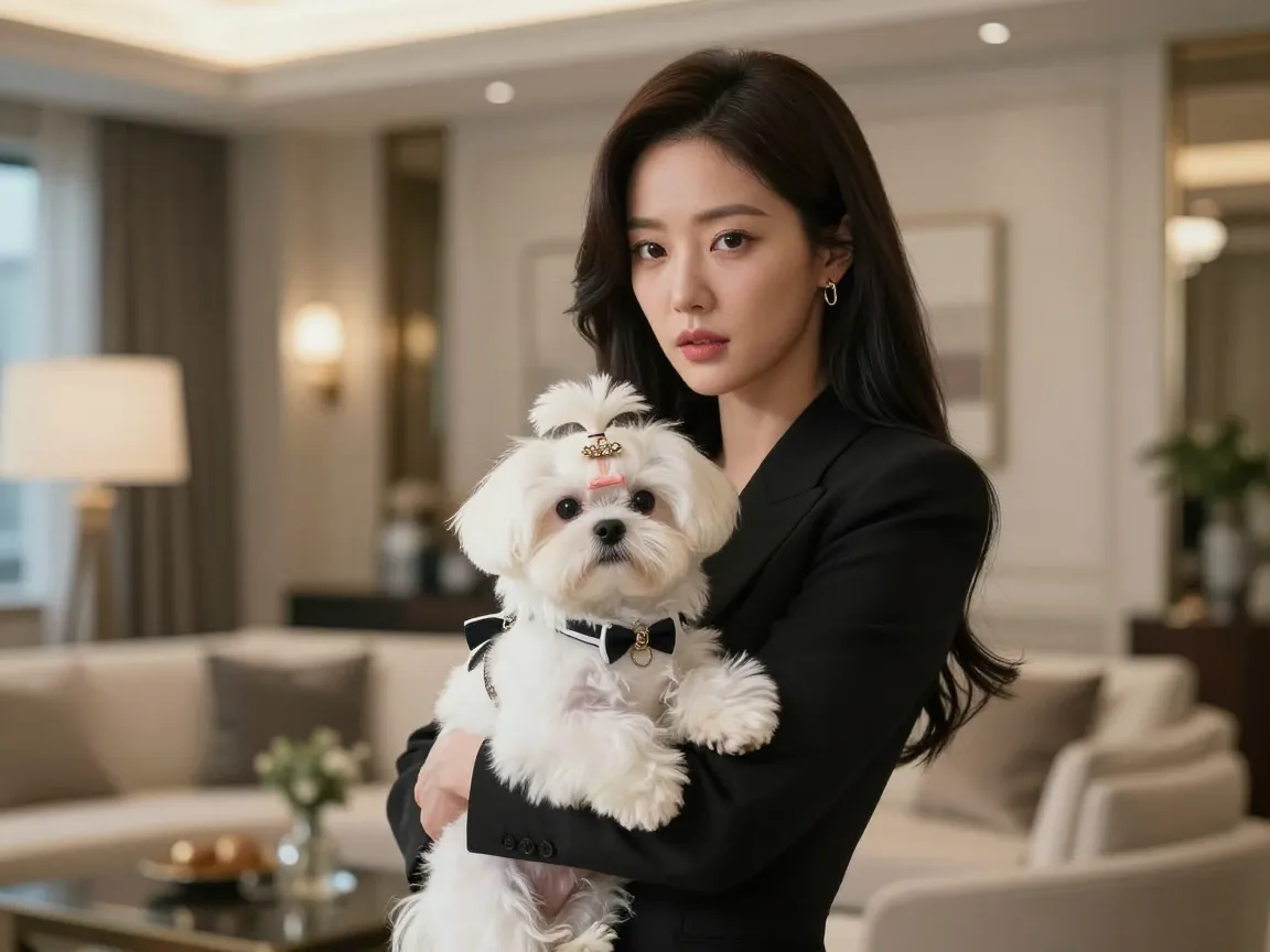 The wealthy companion dog in korean dramas