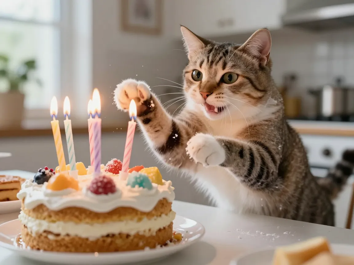 The cake thief cat meme