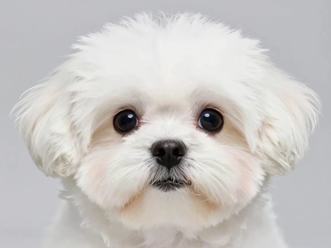 Fluffy face teddy bear cut