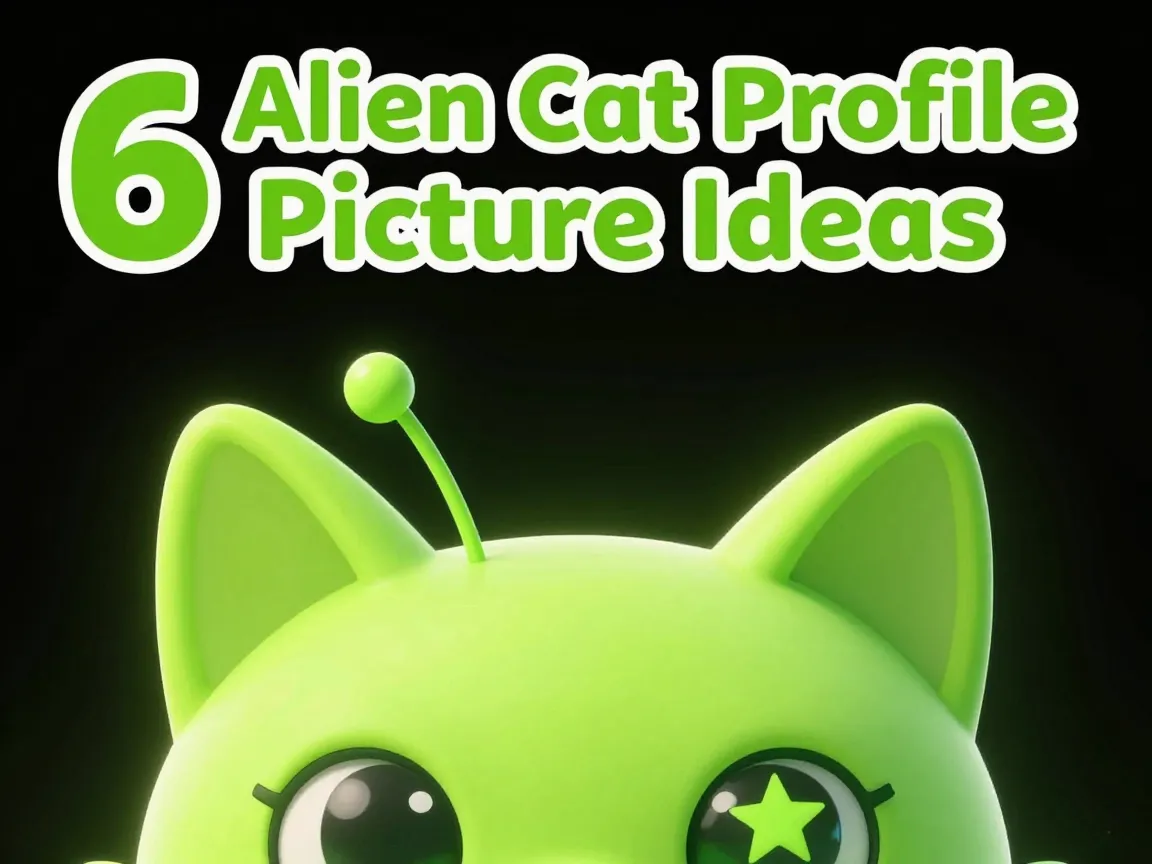 6 alien cat profile picture ideas