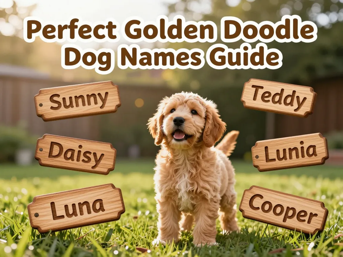 Perfect golden doodle dog names guide