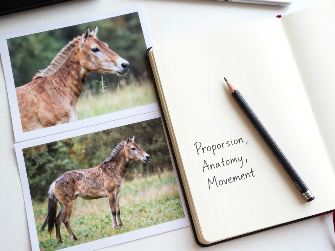 Study references before drawing a single line