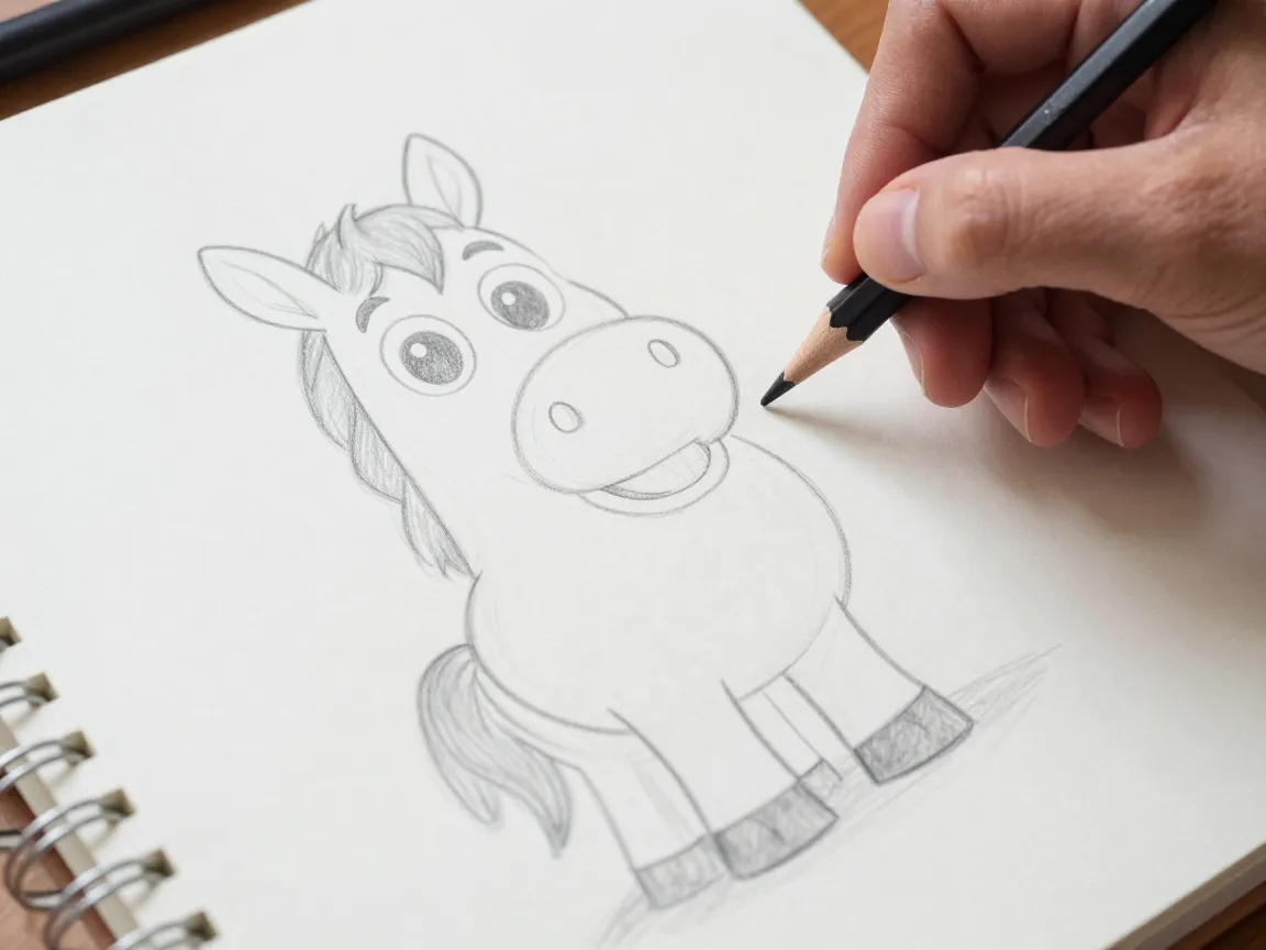 The total beginner funny horse from the 2026 step by step video tutorial
