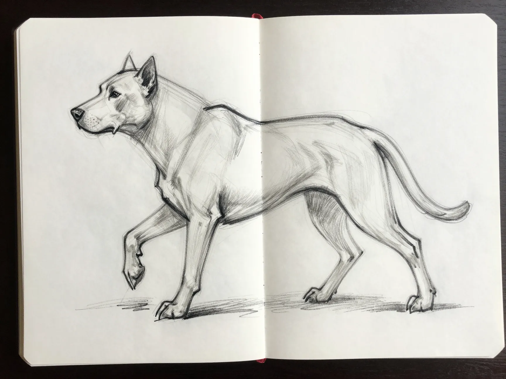 Establish gesture pose and composition