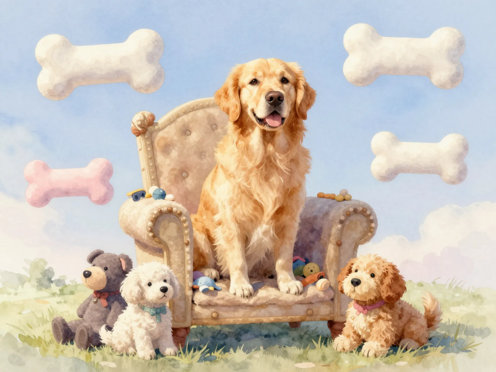 The whimsical ai watercolor portrait