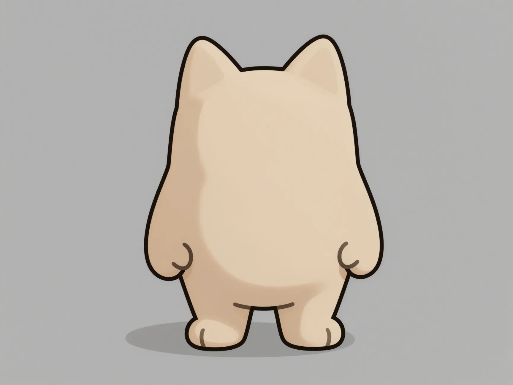Asymmetrical ears paws and limbs