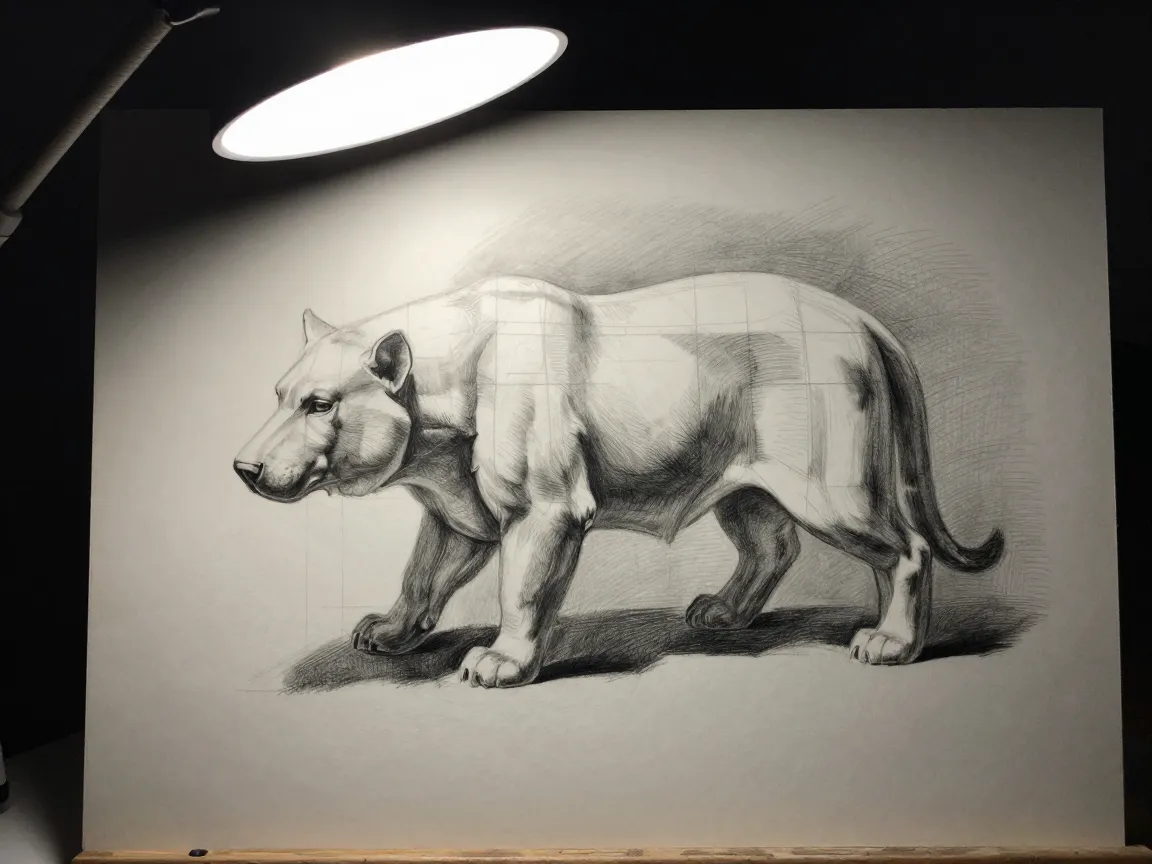 Apply shading and value to create depth
