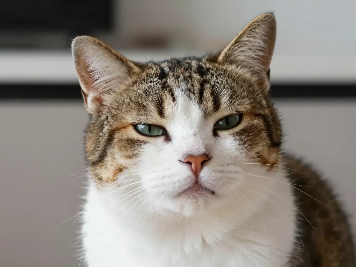 The smirking cat