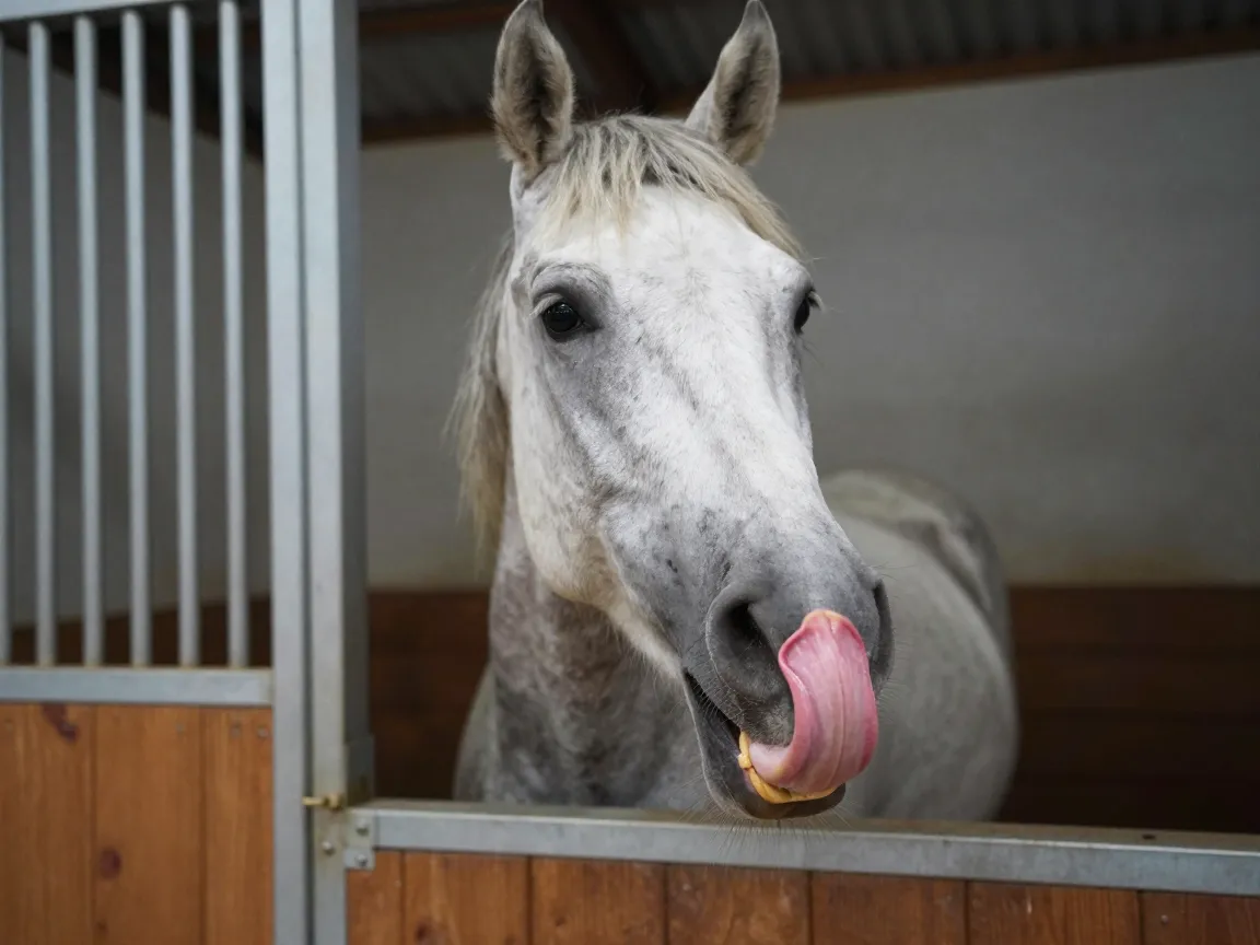 The tongue out side eye