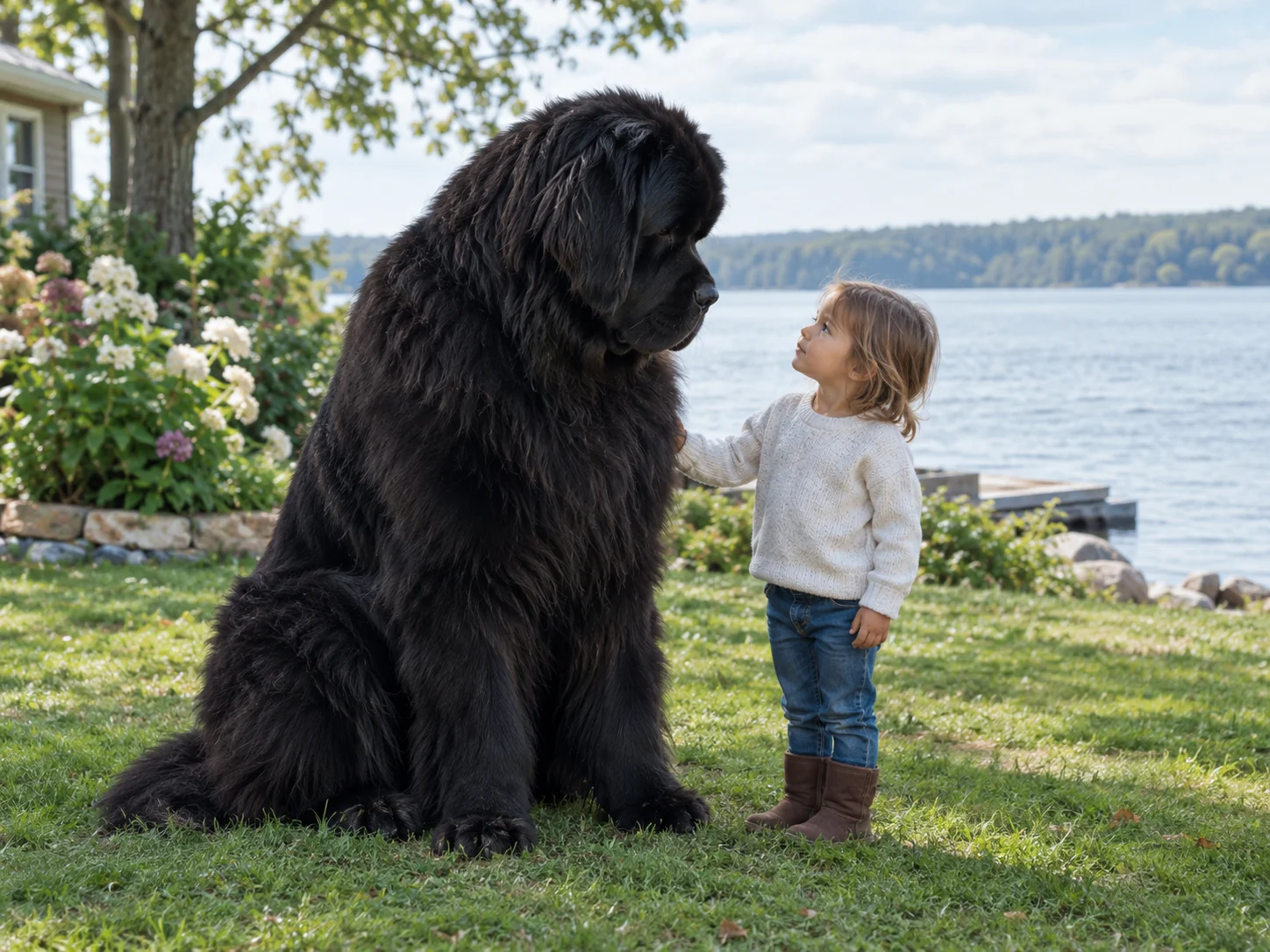 Newfoundland the gentle giant with a striking presence