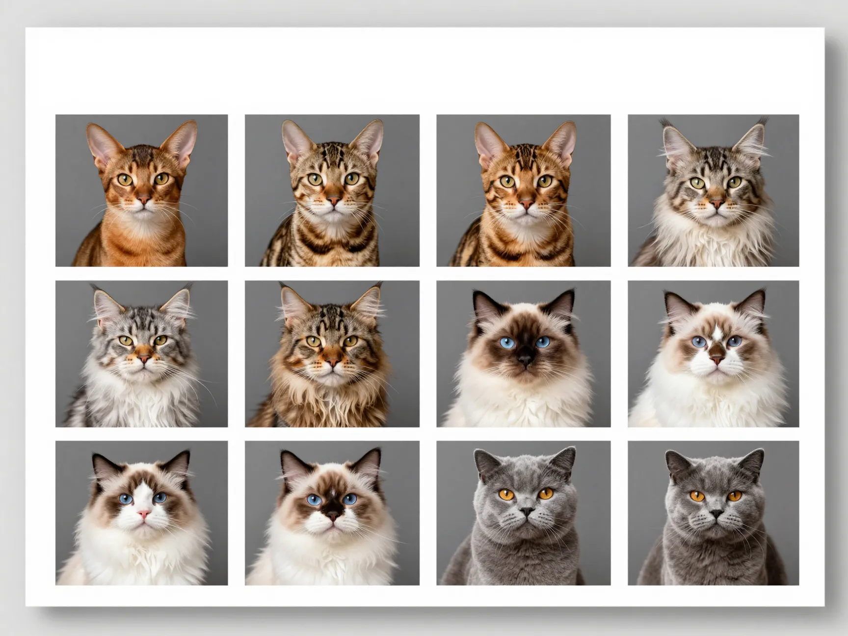 The ten common breeds visual spotlight chart