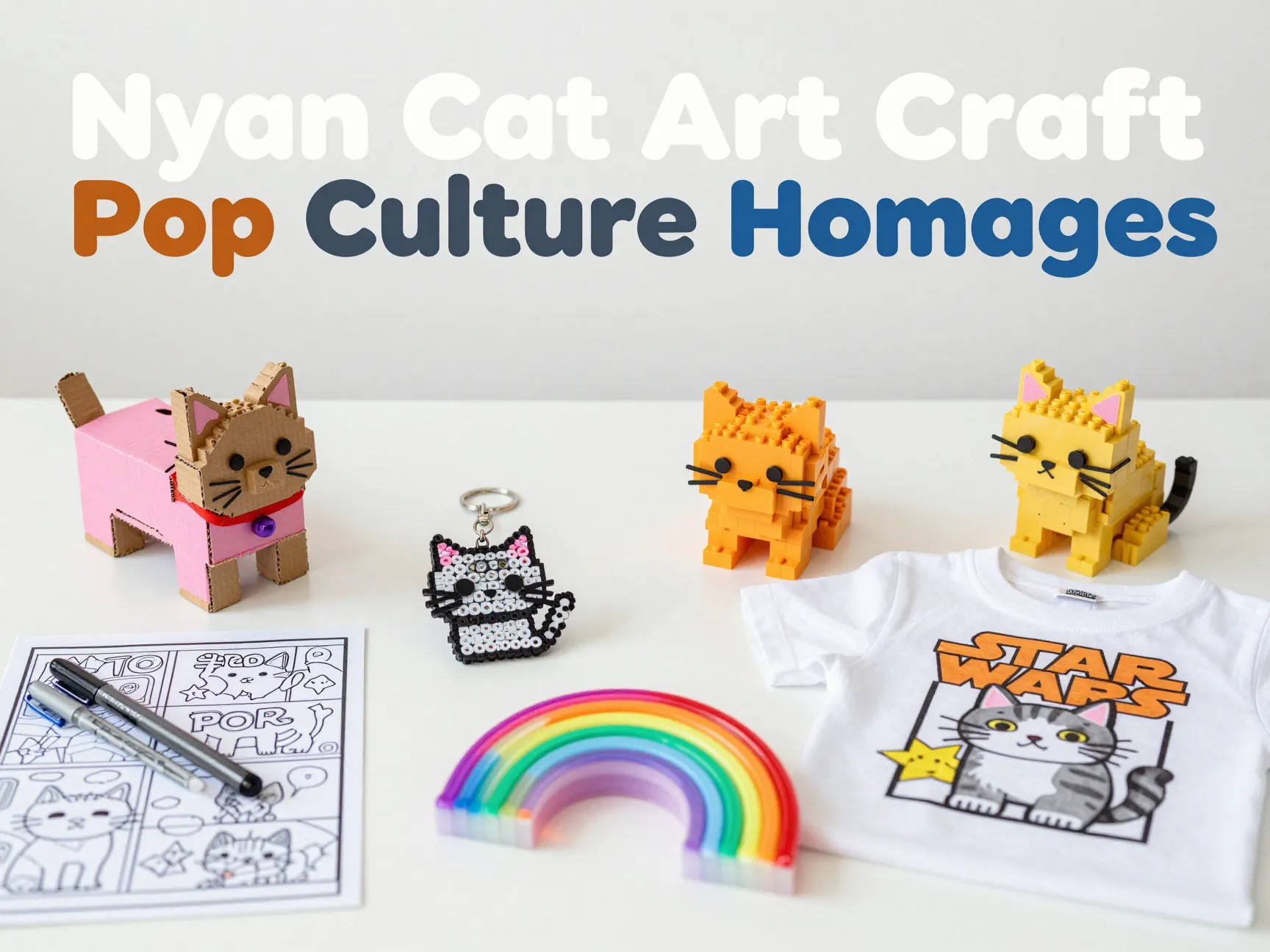 Nyan cat art craft pop culture homages