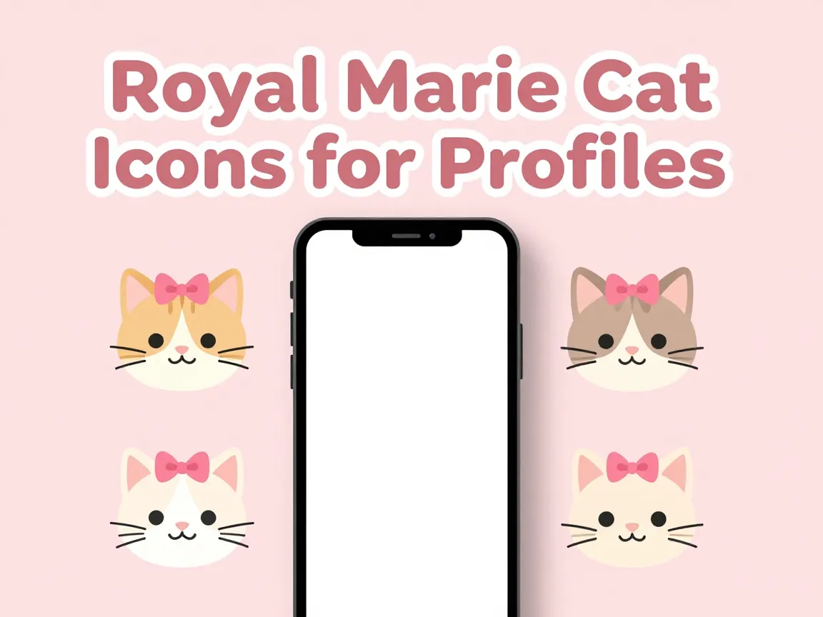 Royal marie cat icons for profiles