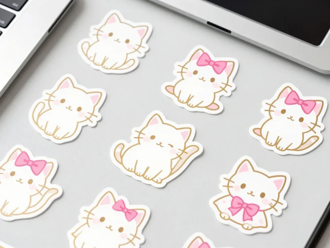Sigsticks disney marie girly sticker pack