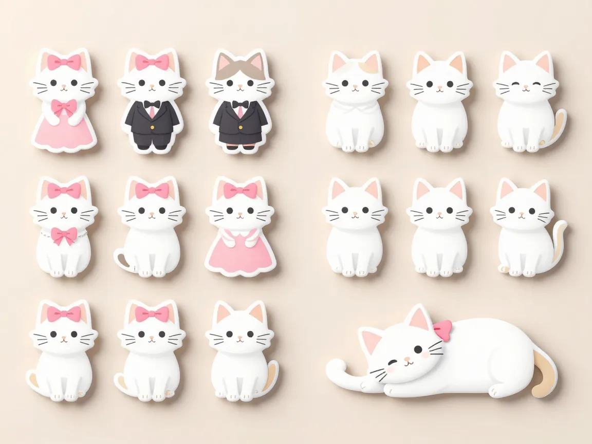 Sigsticks relaxed marie casual style stickers