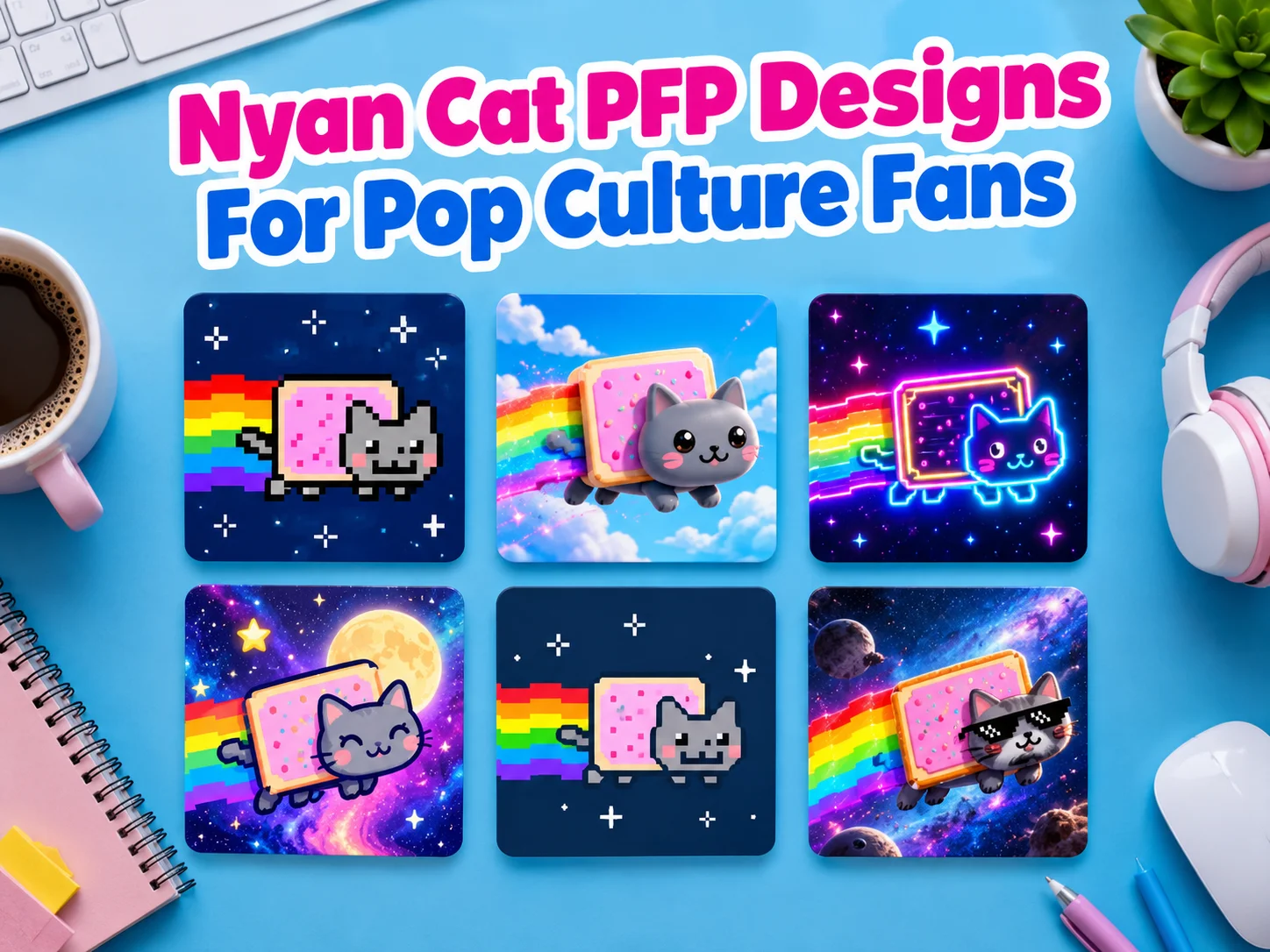 Nyan cat pfp designs for pop culture fans