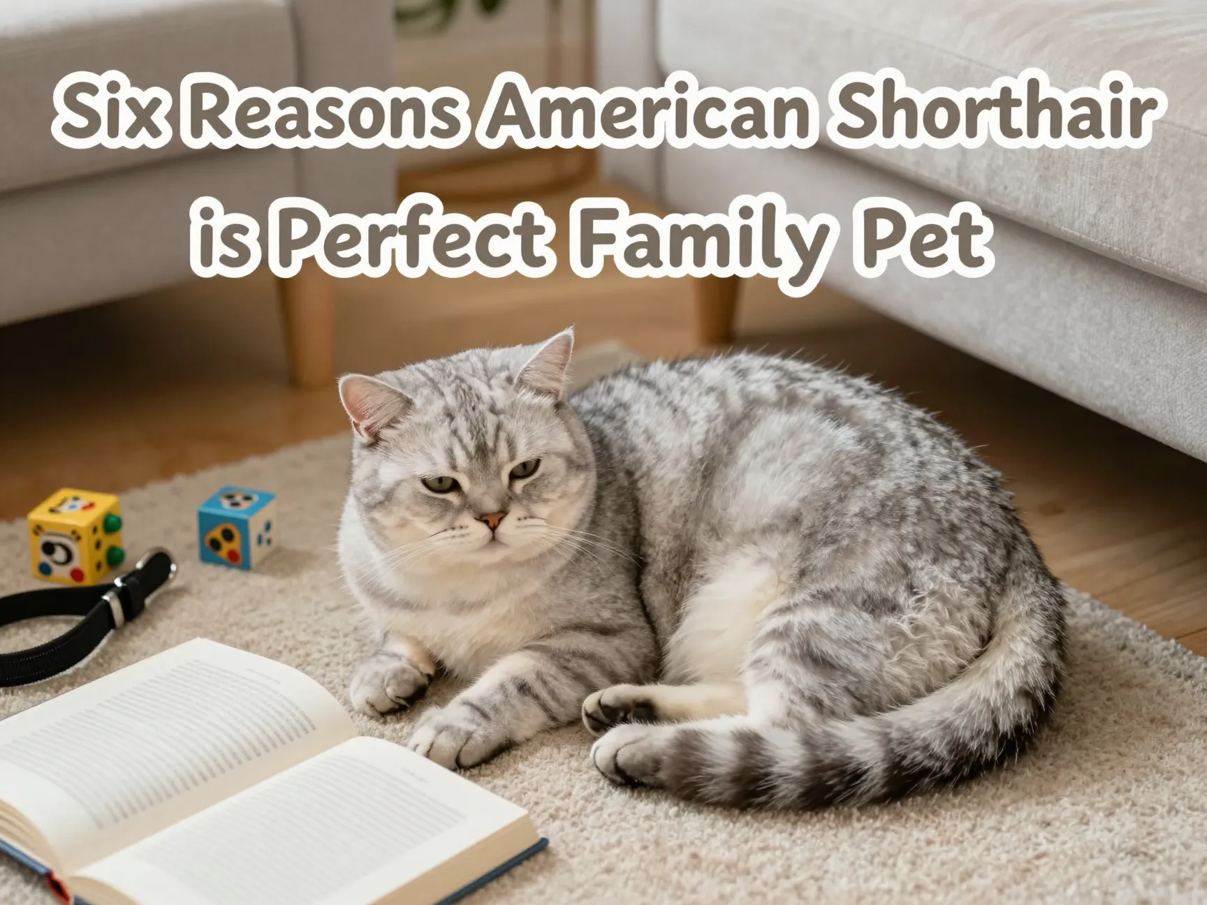 Six reasons american shorthair is perfect family pet