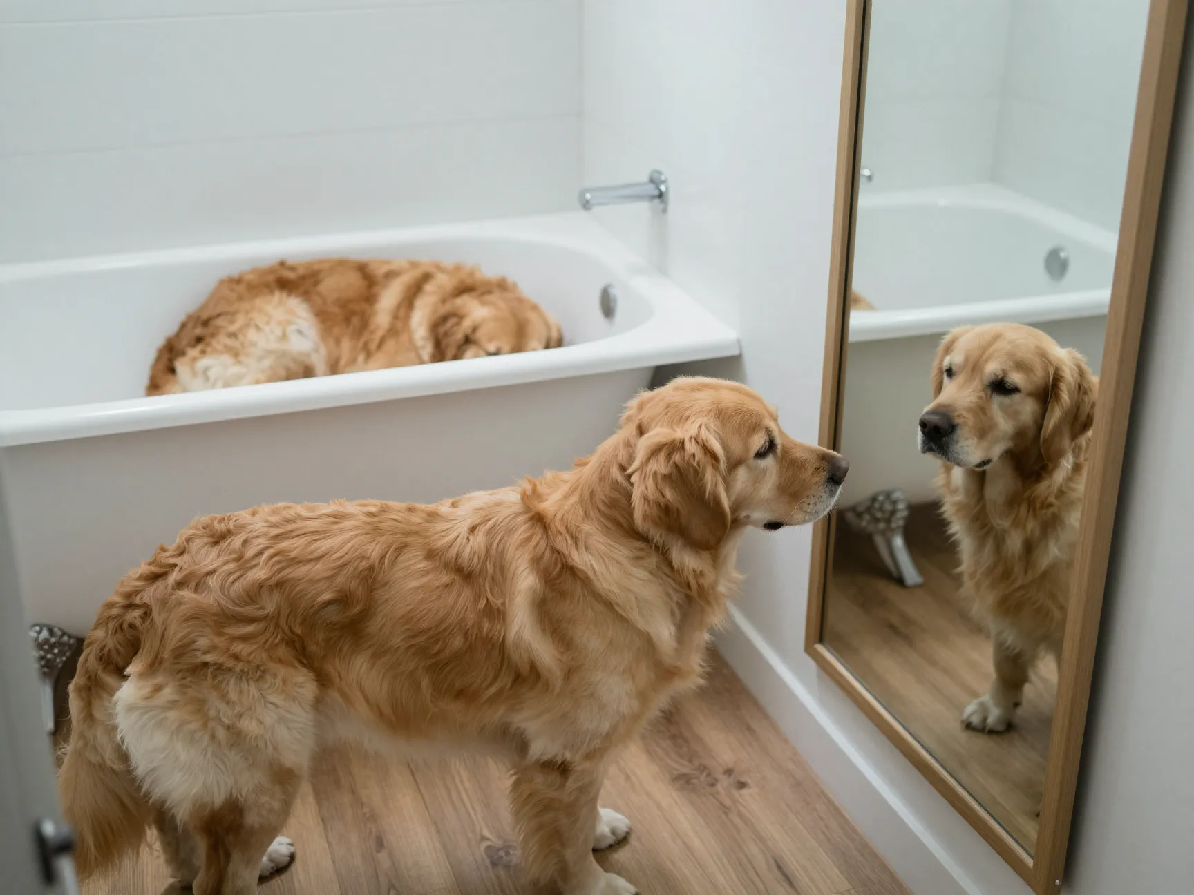The bathtub nap and reflection standoff