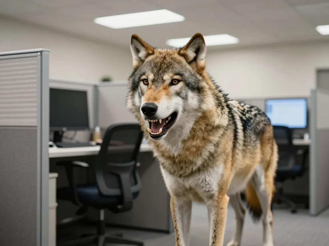 Alpha wolf in the office