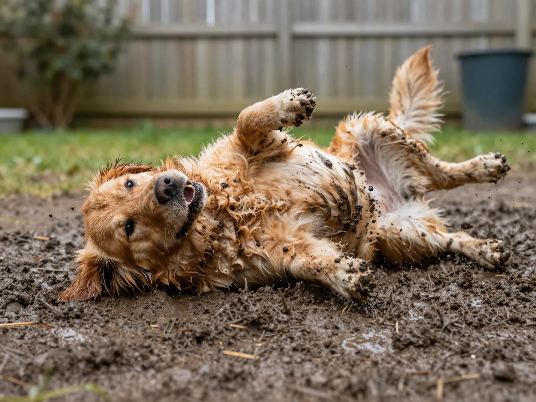 The instant mud bath