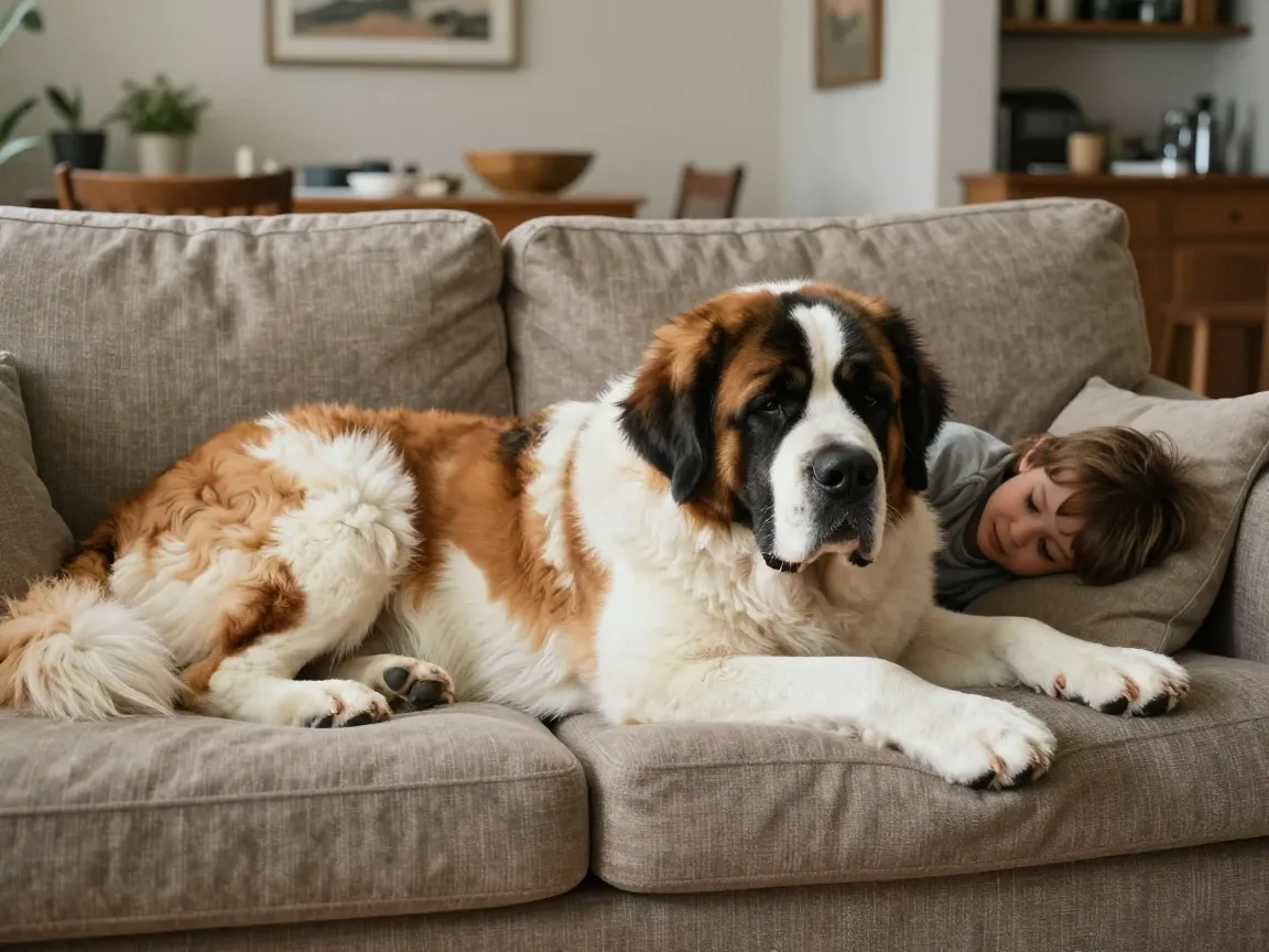 Family companion gentle giant emotional aesthetic